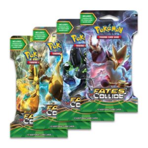 Fates Collide Sleeved Booster Pack Art Bundle [Set of 4] - XY - Fates Collide