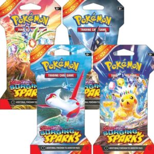 Surging Sparks Sleeved Booster Pack Bundle [Set of 4]
